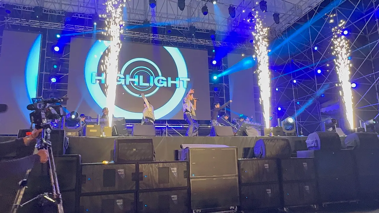 韩国男团HIGHLIGHT将独家跨年演出献给云林。民众提供