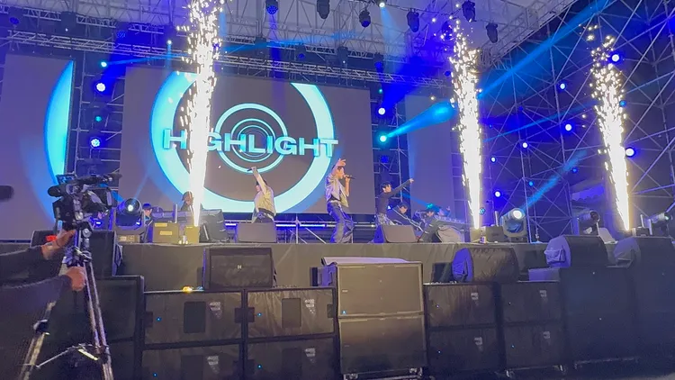 韓國男團HIGHLIGHT將獨家跨年演出獻給雲林。民眾提供