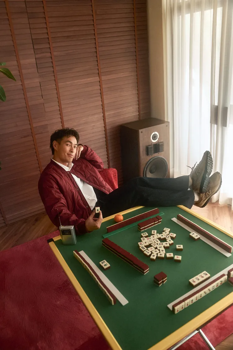 楊祐寧新的一年期許自己如一匹馳騁荒野的野馬。New Balance提供