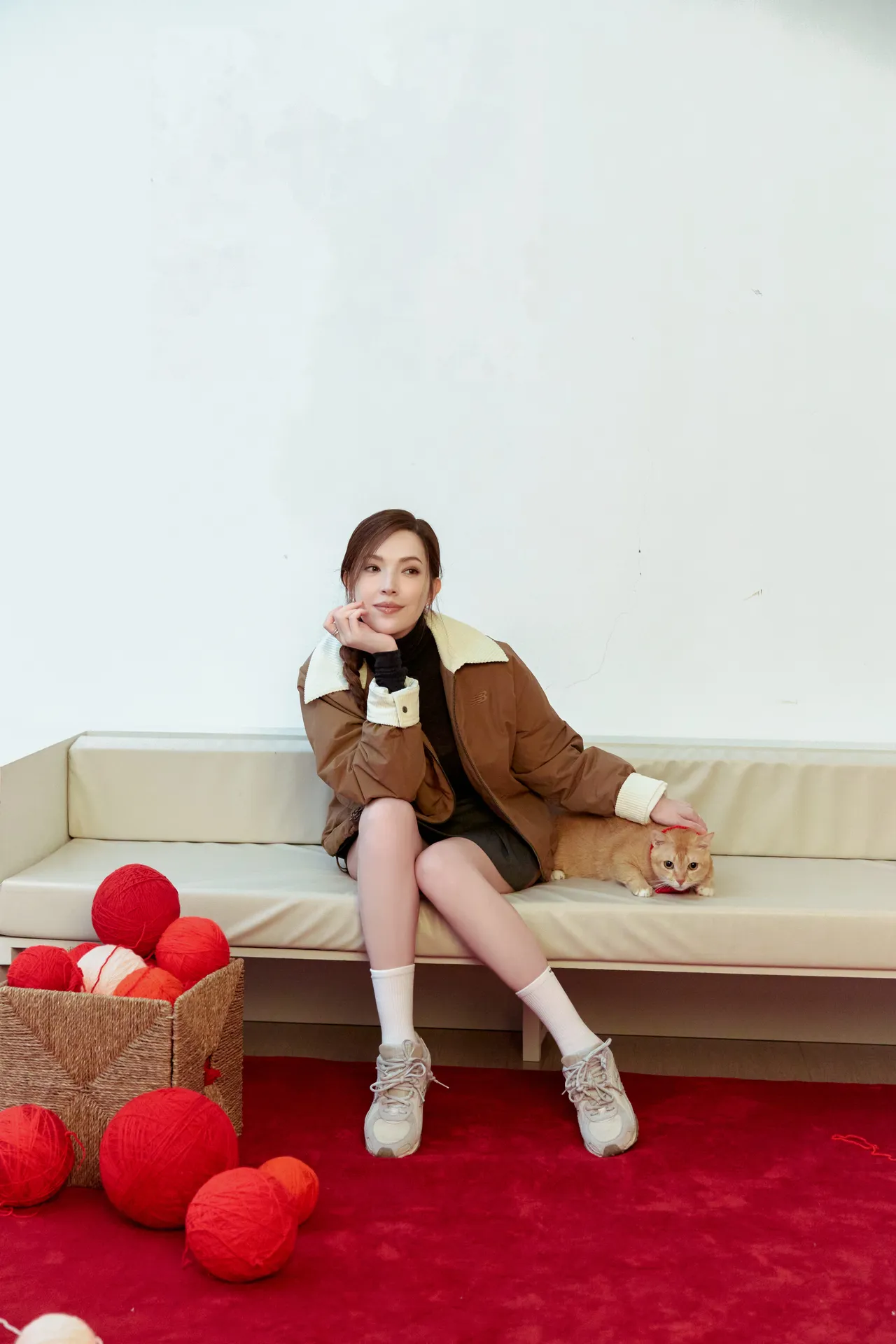 許瑋甯仍有少女感，不可思議。New Balance提供