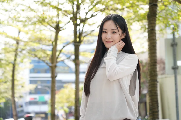 安婕希曾和簡廷芮組雙人組合。彭欣偉攝