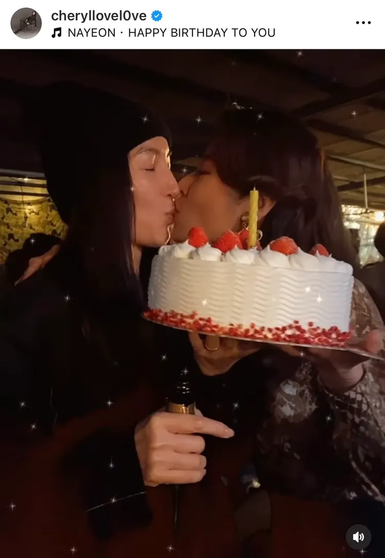 楊謹華特地發布幾年前為林心如的慶生影片。翻攝自楊謹華IG