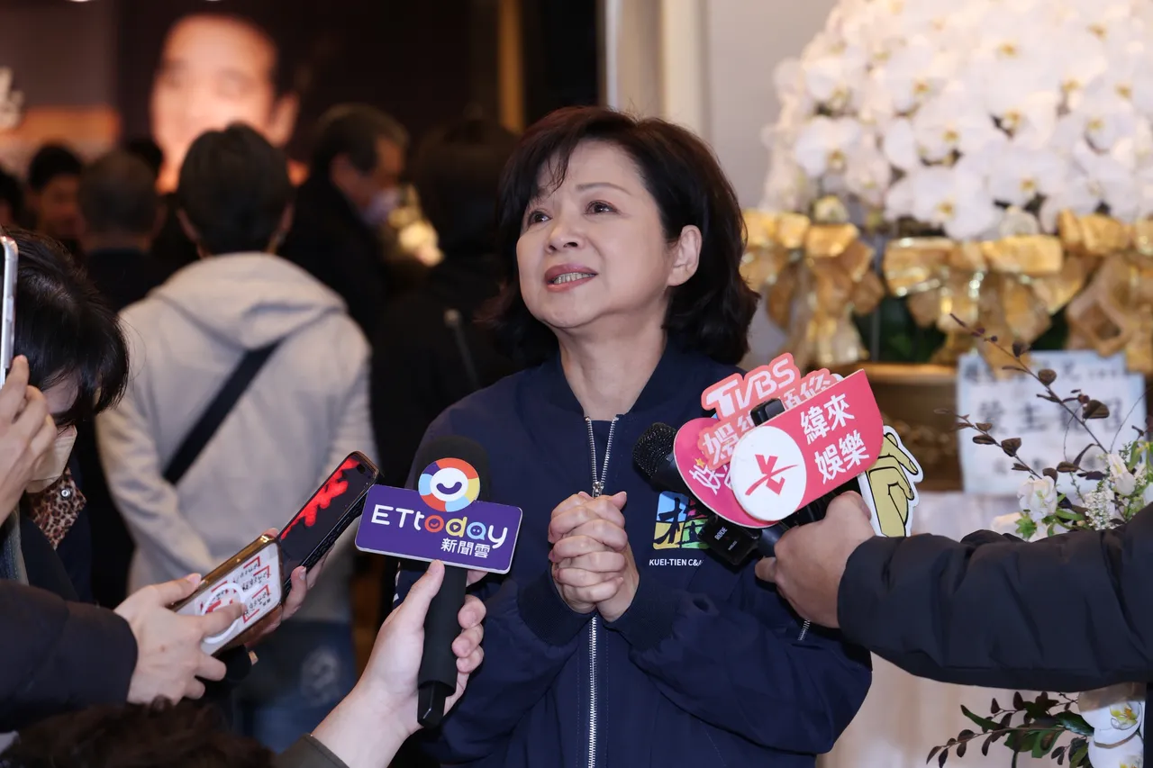 談及趙學煌過世，楊貴媚悲傷難過。莊宗達攝