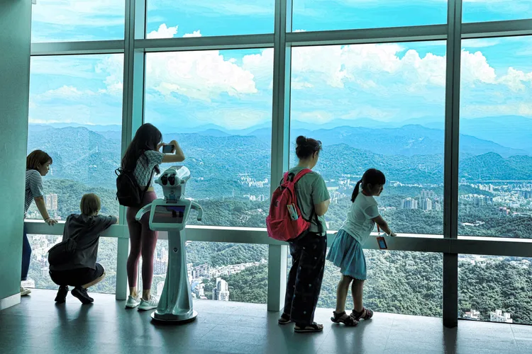 台北101觀景台。北市府觀傳局提供