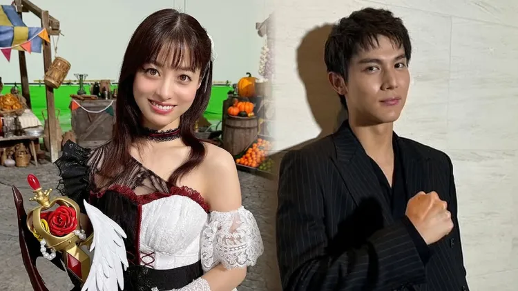 橋本環奈（左）已答應男友中川大志求婚。翻攝橋本環奈IG、中川大志IG