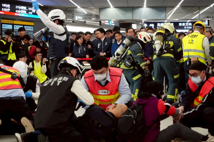 第三階段演練規劃於農曆連假前夕實施。北市府提供