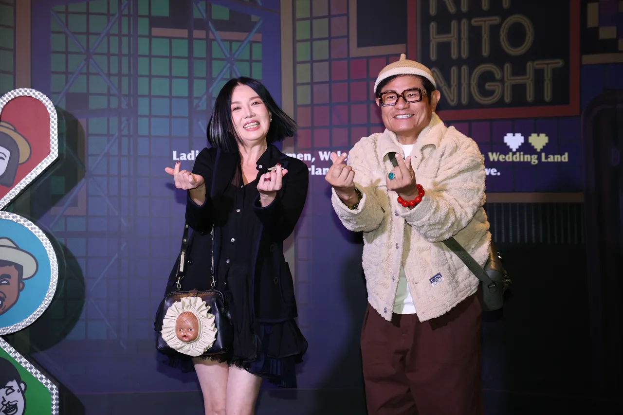 許效舜（右）和苗可麗。莊宗達攝