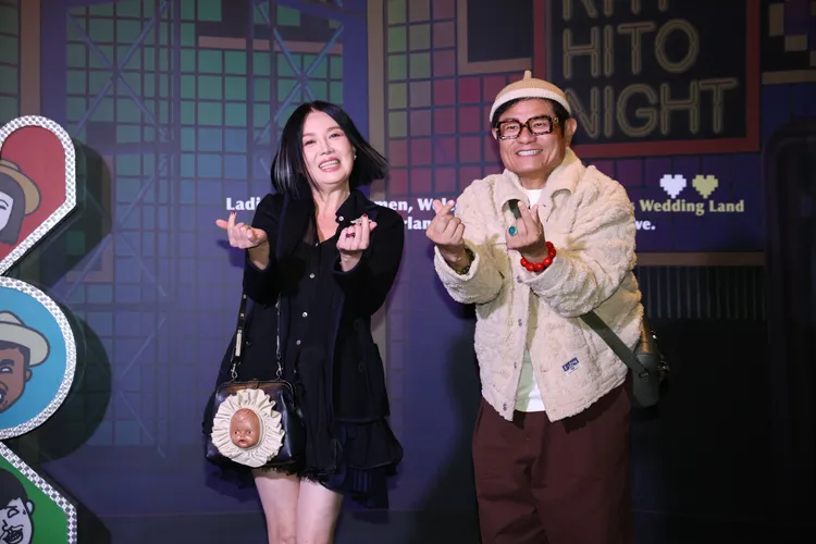 許效舜（右）和苗可麗。莊宗達攝