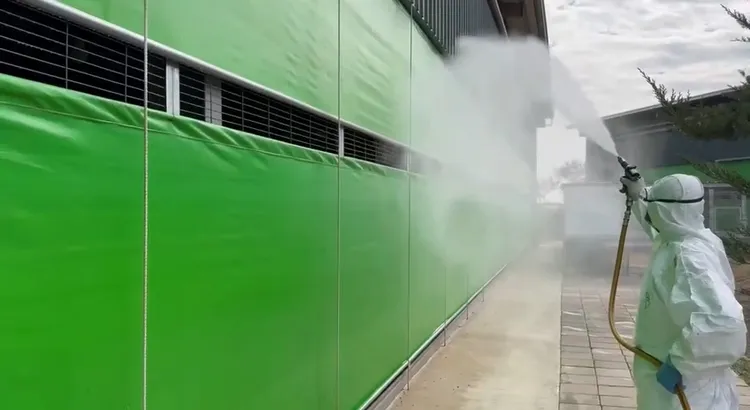 台中市政府派人至案發進行清消。市府提供