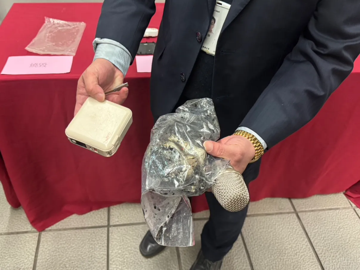 近3年捷運系統內共發生5起行動電源自燃事件。張綵茜攝