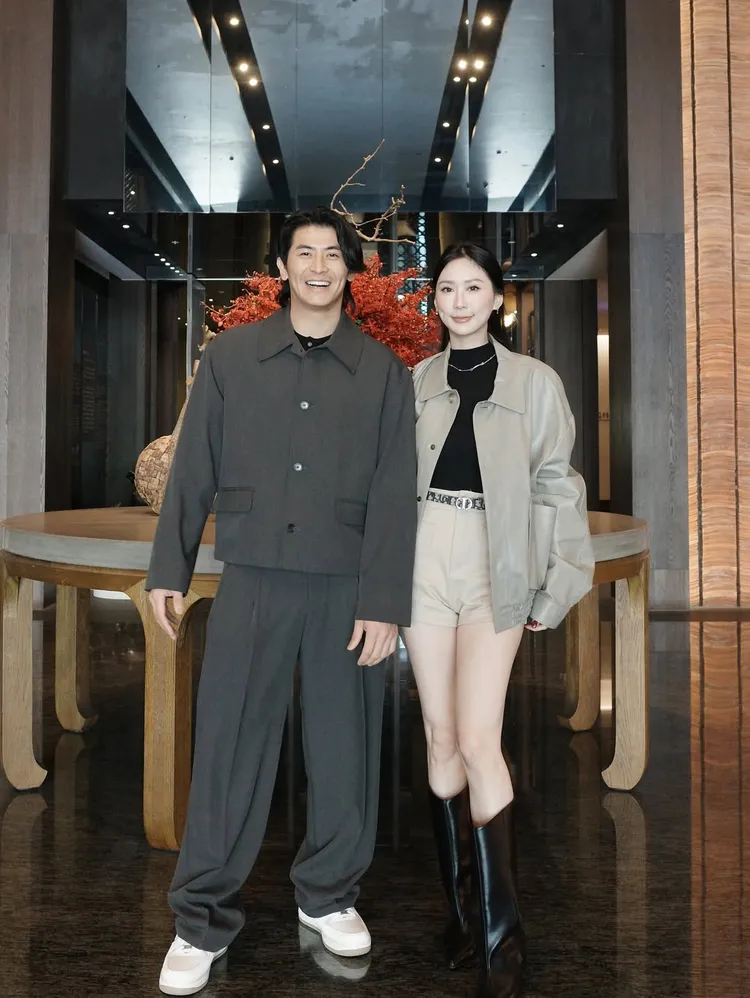 綺綺的逆天長達成焦點。  翻攝陳傑憲IG 