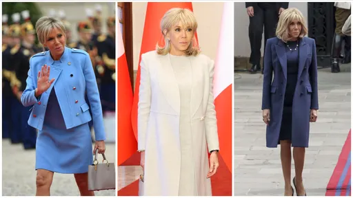 法国第一夫人就爱穿国货　来看碧姬马克宏的LV外交穿搭哲学