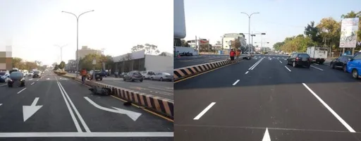 轿车路边起步「鬼切」路中　直行机车猛撞！男骑士被击落