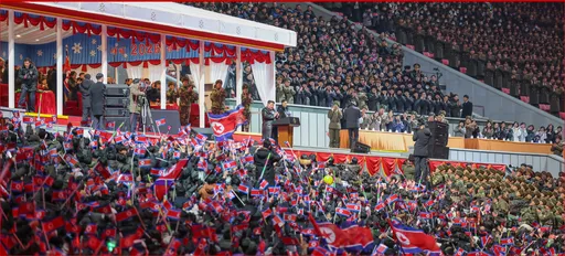 最暖韩流跨年｜金正恩心系前线士兵　全场合唱《辉煌的祖国》