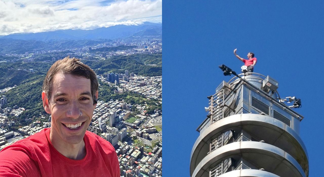 霍諾德穿紅衣爬101 製作人怕政治敏感!賈永婕:莫名好笑