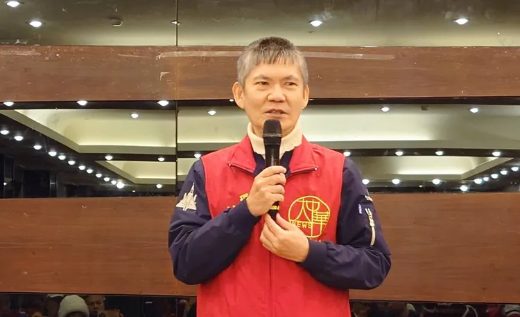 記協理事長林富貴期盼未來扮演好媒體交流平台角色，並結合公益與社會關懷。翻攝畫面