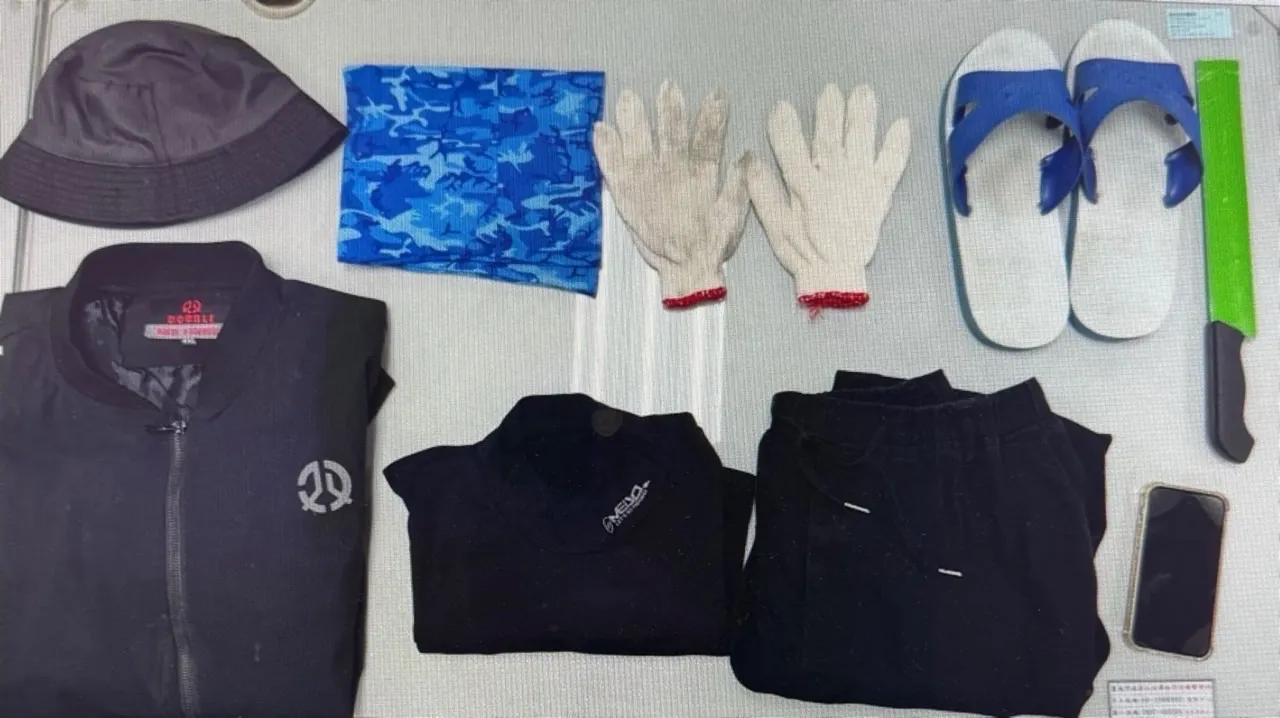 警方起出犯案工具。翻攝畫面