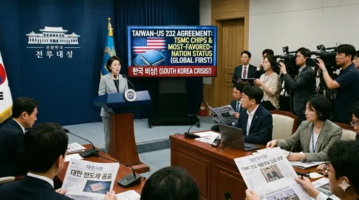 台美232關稅協議獨步全球！青瓦台急發聲明「點名台積電」