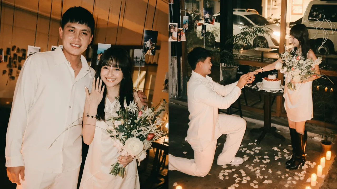 刘基鸿求婚成功。翻摄《@yingxuange》IG