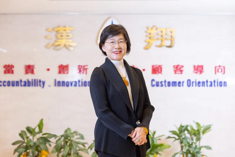 漢翔公司新任總經理莊秀美。漢翔公司提供
