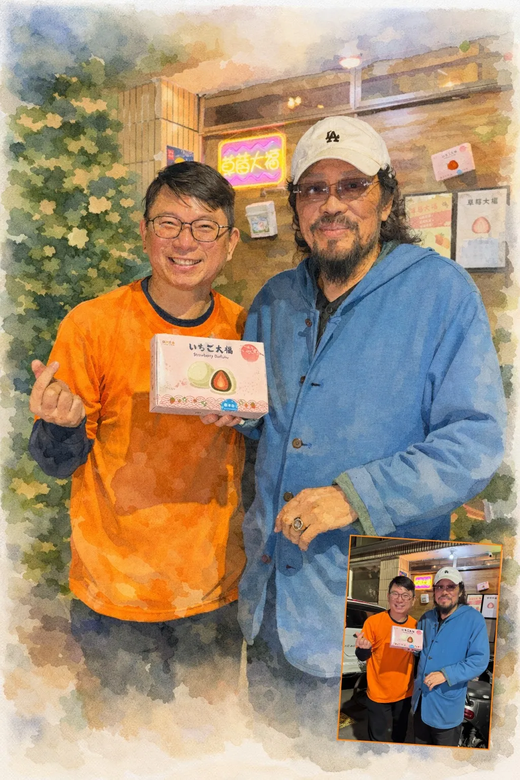 老闆大讚張菲親切，完全沒有距離感。網友Peter Young授權提供