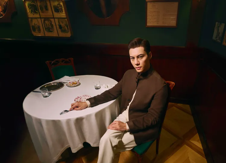 陳偉霆拍攝ZEGNA全新形象廣告。品牌提供