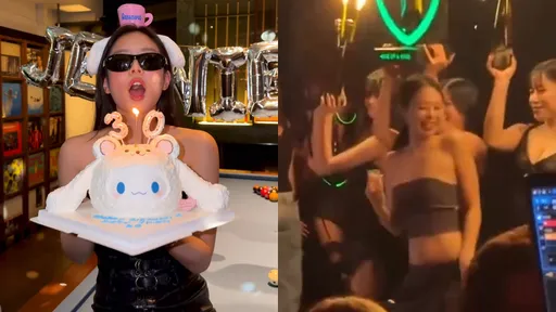 Jennie夜店慶生Lisa也在場！緊貼香檳女郎熱舞又玩火挨轟