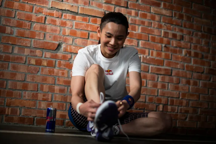 Red Bull運動員戴資穎將在雲端陪大家完成Wings for Life公益路跑。Red Bull提供