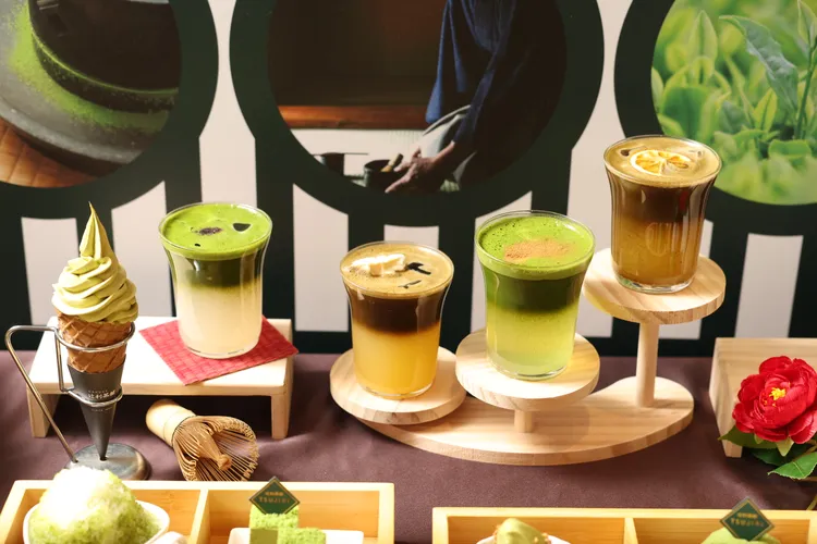 全新調飲系列，將宇治丸倉抹茶及焙茶搭配台灣在地特色食材，製成四款茶韻與果香相互交融的風味飲品。業者提供
