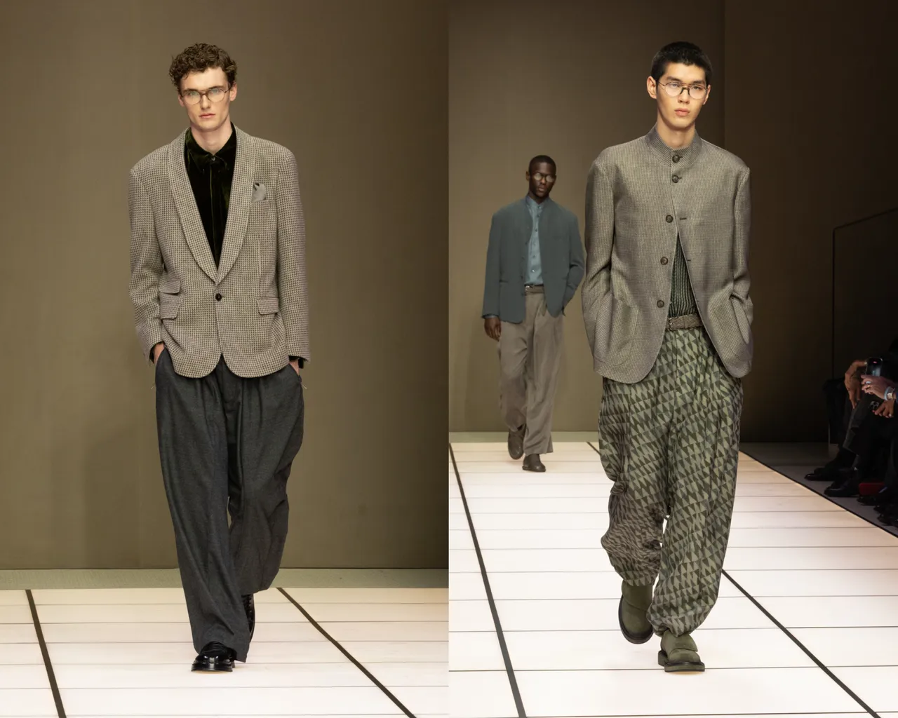 Giorgio Armani 2026秋冬男裝系列。品牌提供