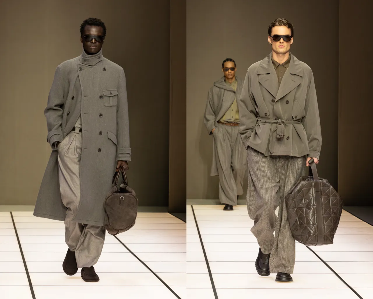 Giorgio Armani 2026秋冬男裝系列。品牌提供
