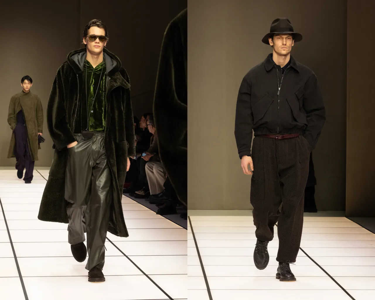 Giorgio Armani 2026秋冬男裝系列。品牌提供