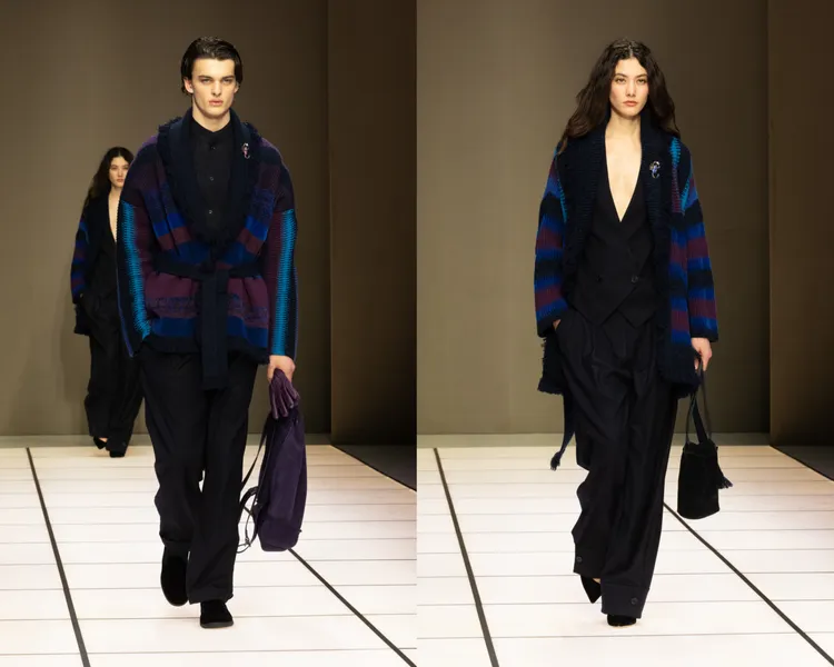 Giorgio Armani 2026秋冬男裝系列。品牌提供