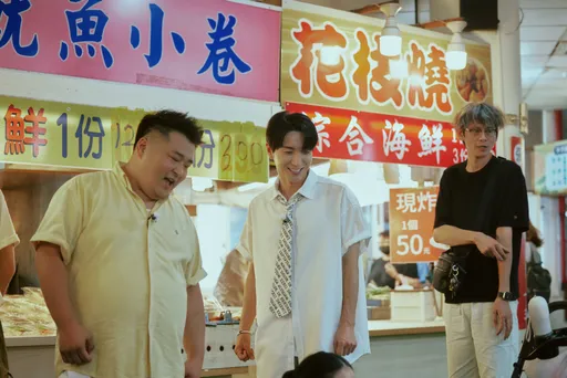 韓星台灣小旅行！利特逛漁港嚐美食　孝淵嗨騎協力車