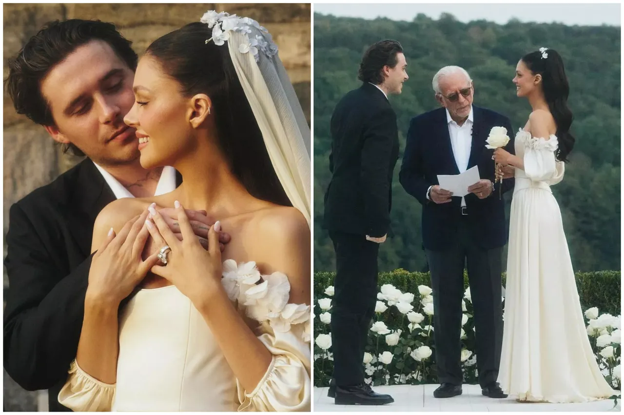 布魯克林與老婆妮可拉又結了一次婚，男方家人都沒受邀。翻攝IG