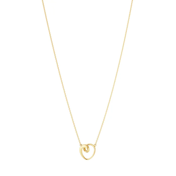 HEARTS OF GEORG JENSEN系列2026年度18K黃金項鍊，3萬6000元。品牌提供