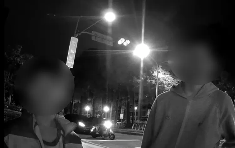 台中馮姓少年以為手機遭偷焦急報警，幸好最後尋回。翻攝畫面