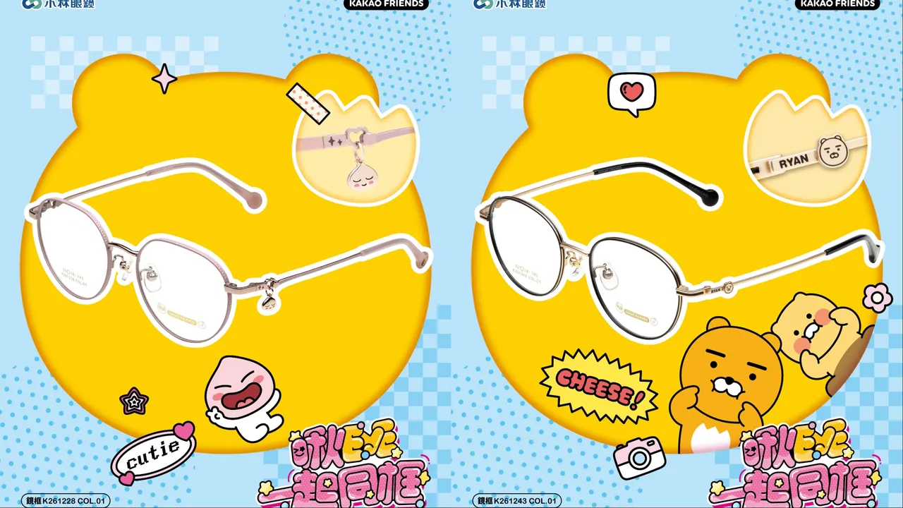 聯名系列的「KA閃耀」主題將角色化作立體金屬扣飾點綴於側面。品牌提供