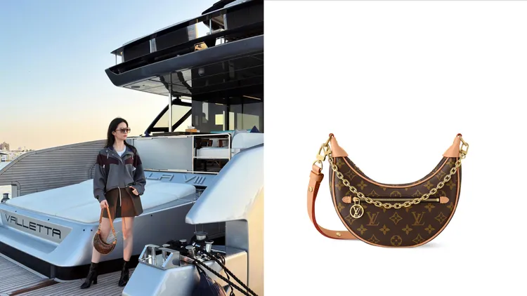 LV Loop半月型包款，8萬2500元。品牌提供