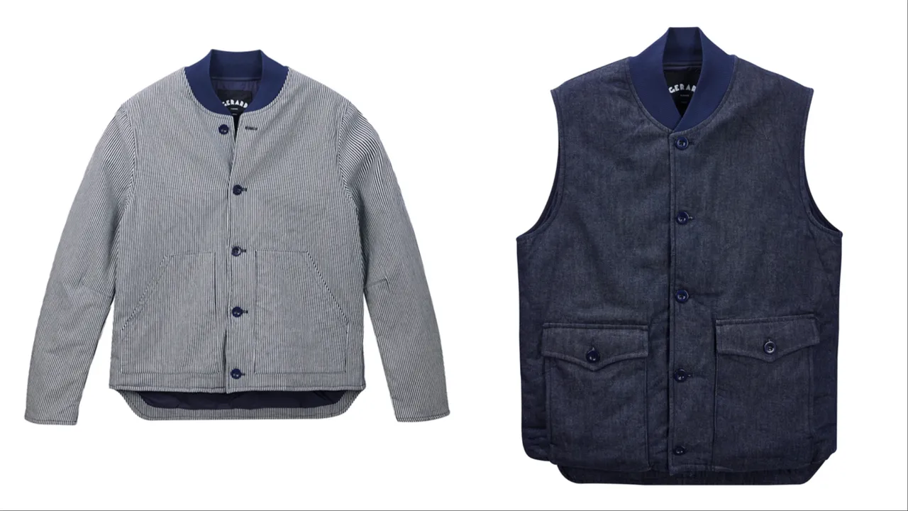 PORTER INTERNATIONAL X GERARD聯名外套（左）1萬6500元、聯名無袖背心（左）1萬2500元。品牌提供