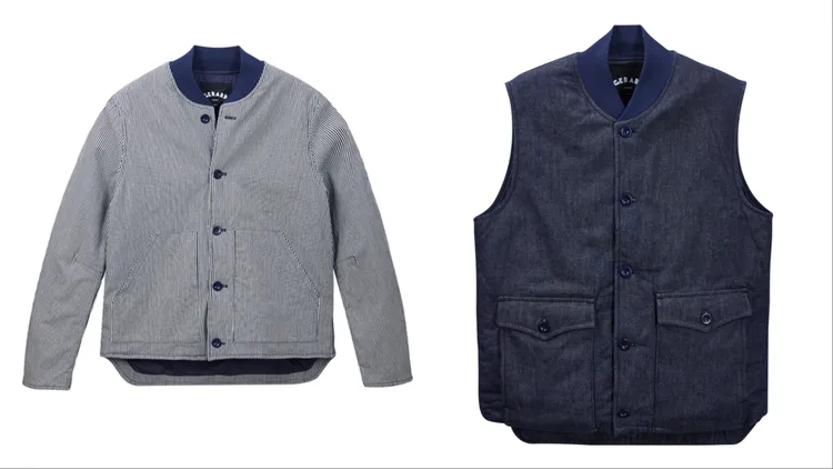 PORTER INTERNATIONAL X GERARD聯名外套（左）1萬6500元、聯名無袖背心（左）1萬2500元。品牌提供