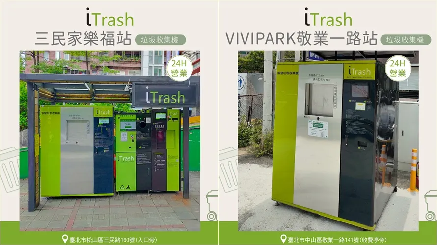 不用配合垃圾车时间的收垃圾机，已有不少人使用中。翻摄自iTrash脸书