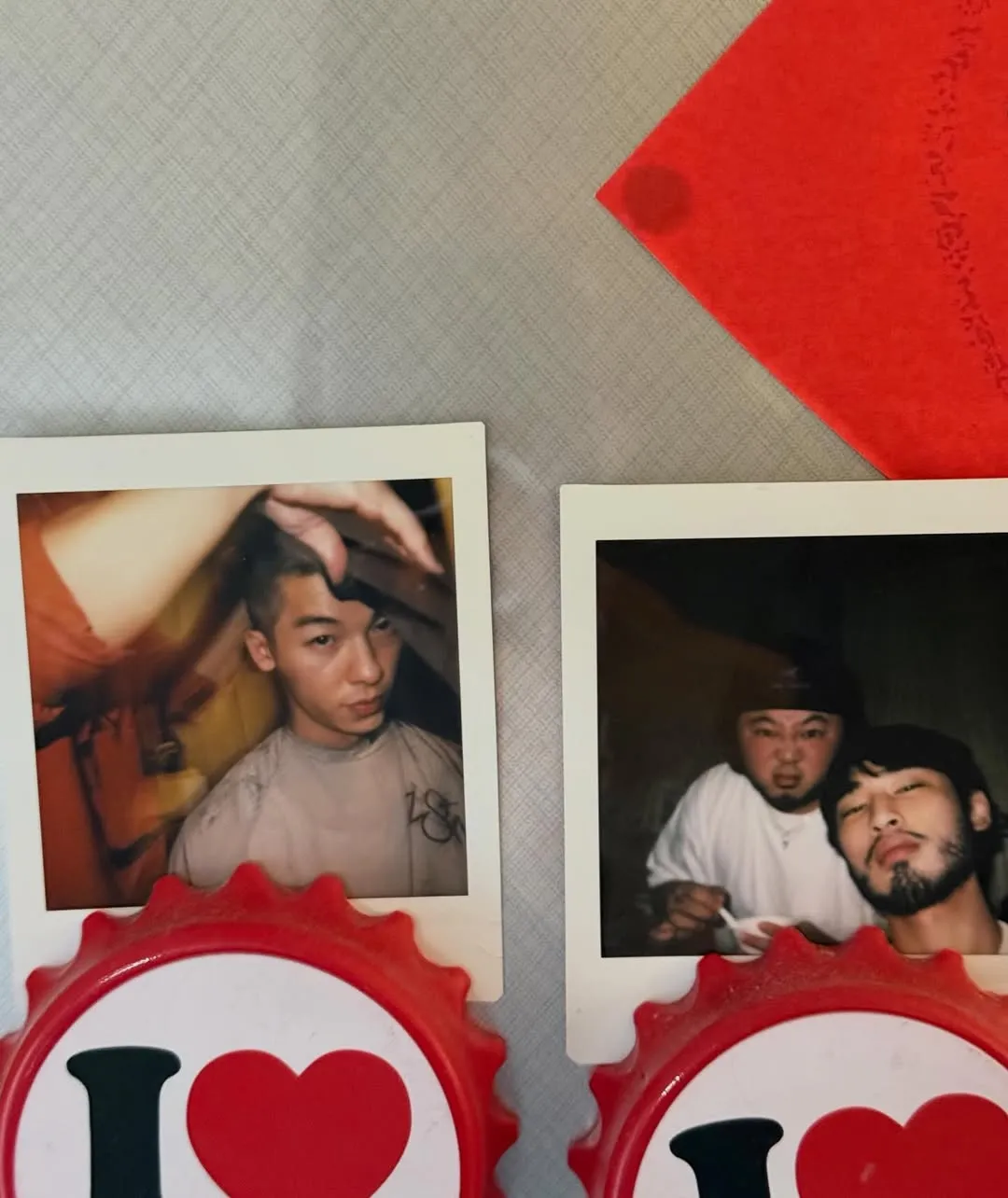 许光汉入伍前剃平头。翻摄许光汉IG