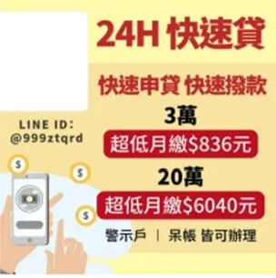 涉案中古車行以多個LINE帳號，誆稱「快速申貸 快速撥款」口號作為宣傳招攬民眾。民眾提供
