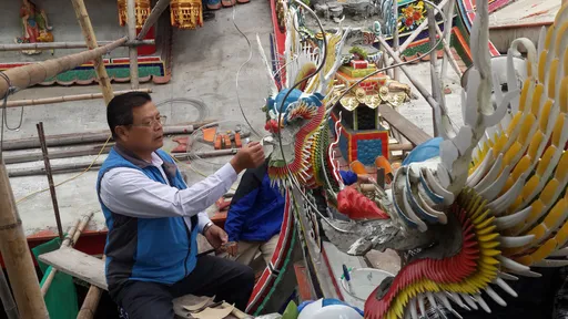 寺庙剪黏匠师郑盛宏辞世　文化部将颁旌扬状