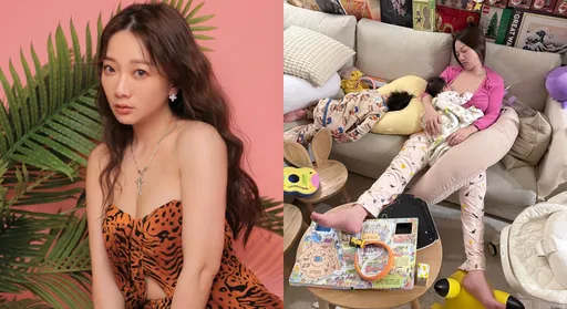 女星睡癱「露奶餵到飽」　育兒狼狽畫面曝光