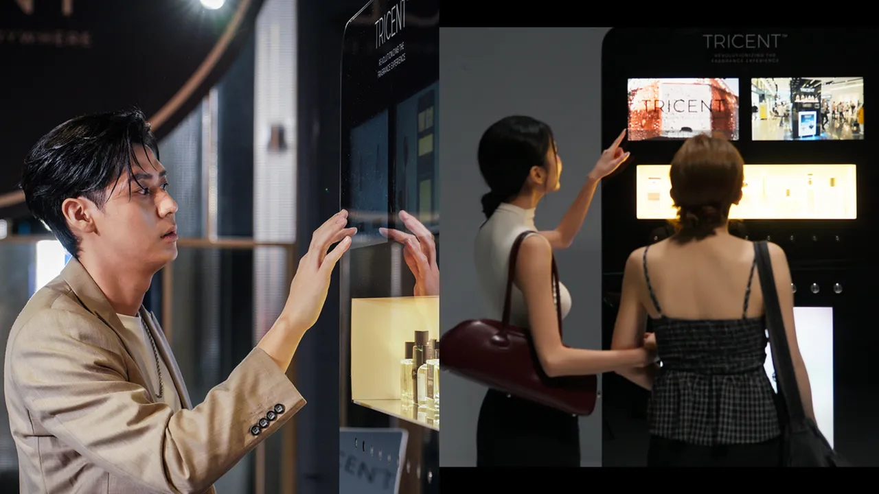 李玉璽昨日出席「TRICENT香氛互動體驗機」上市記者會。品牌提供