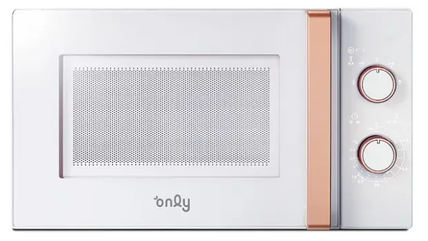 「only OM20-M22／OM20-M24 20L 黑白美型微波爐」，是許多忙碌上班族的料理好幫手。