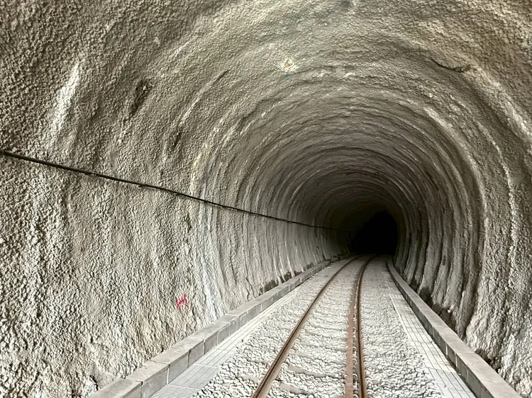 集集線已完成第2號及第3號隧道改善工程。台鐵提供
