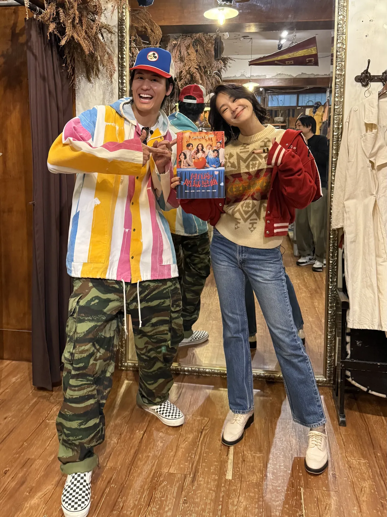 風田歡迎鍾瑶蒞臨他的 YT頻道特企「地獄古著戀曲」。 彼此影業提供